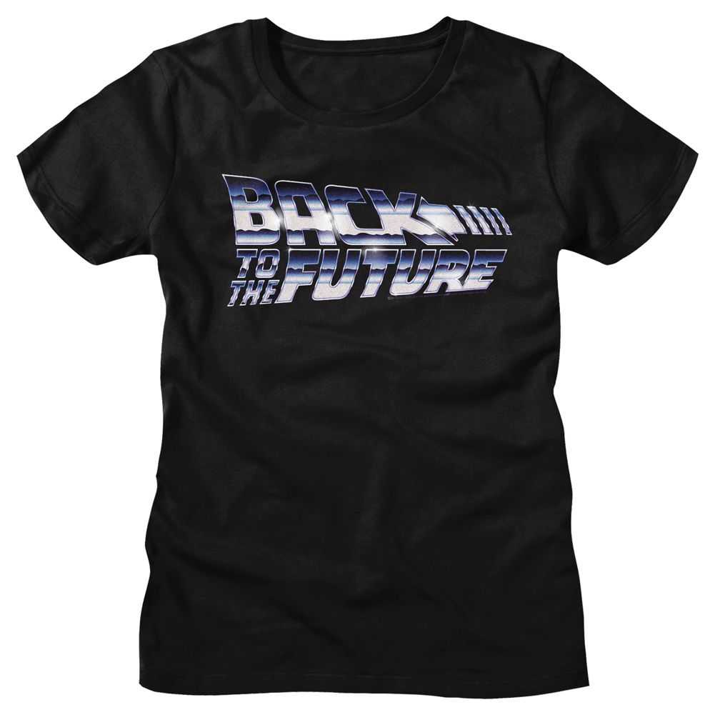 Back to the Future - CHROME TO THE FUTURE Adult Shirt