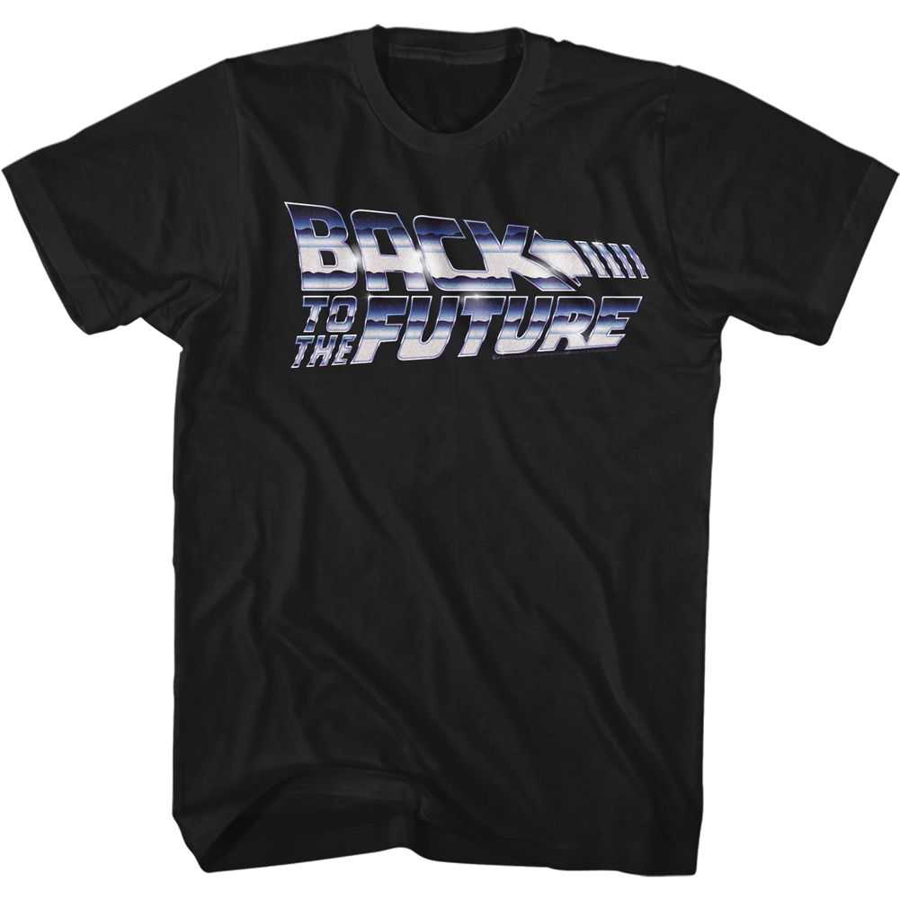 Back to the Future - CHROME TO THE FUTURE Adult Shirt