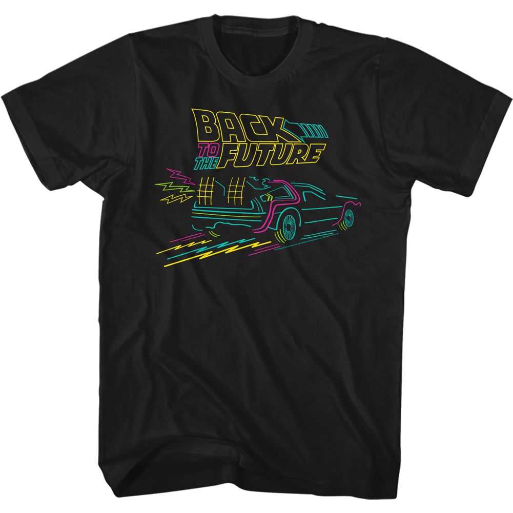 Back to the Future - NEONFUTURE Adult Shirt