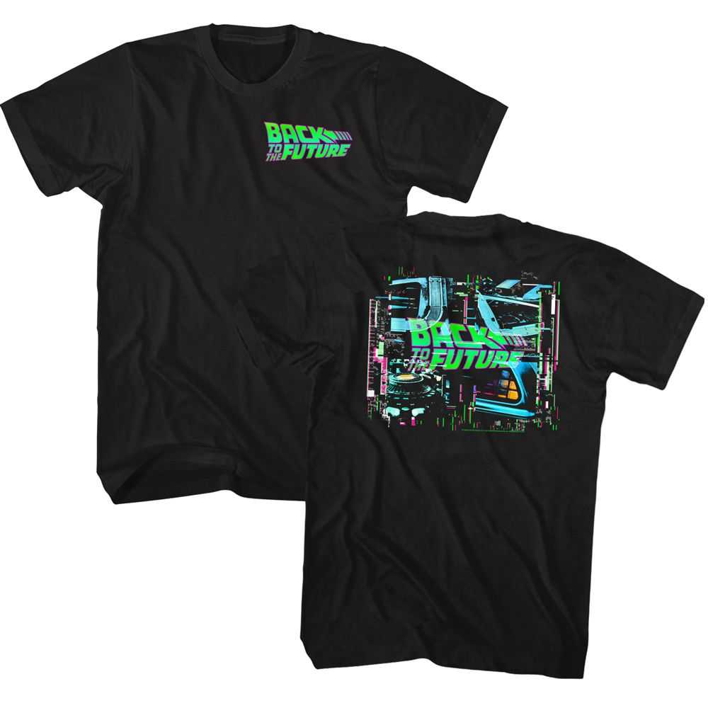 Back to the Future - NEONBTTF Adult Shirt