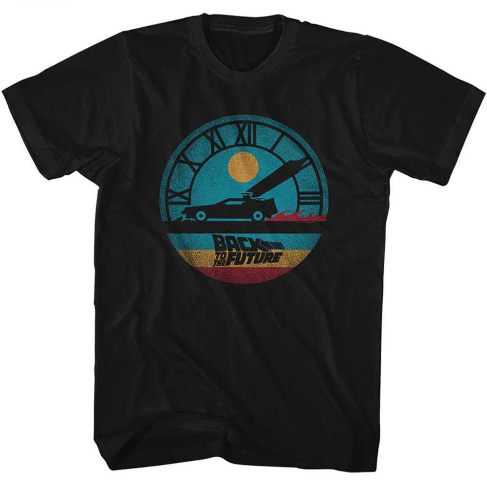 Back to the Future - BACK TO THE FUTURE CIRCULAR TIME Adult Shirt