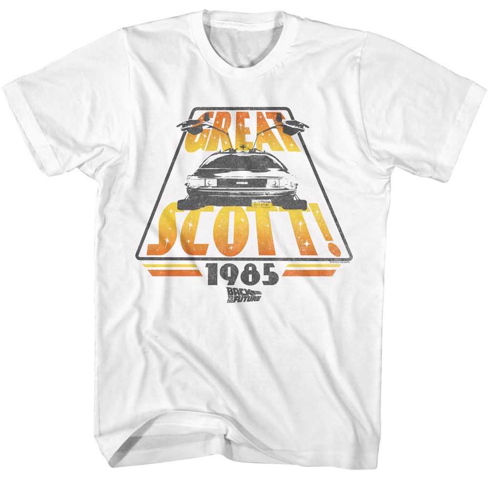 Back to the Future - BACK TO THE FUTURE GREAT SCOTT 1985 Adult Shirt