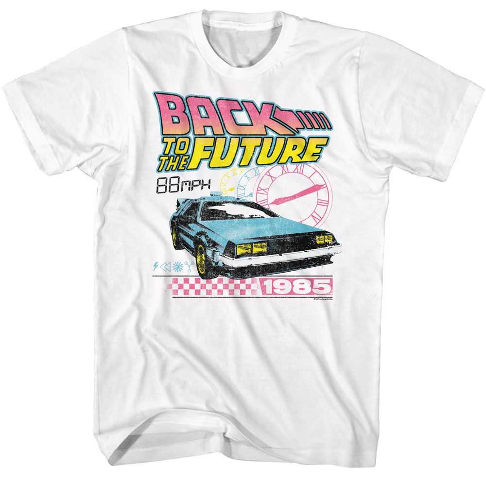 Back to the Future - BACK TO THE FUTURE BTF CLOCKS Adult Shirt