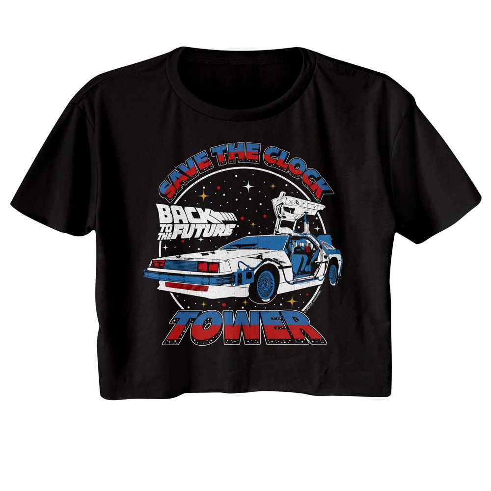Back to the Future - BTTF SAVE THE CLOCK TOWER SPLIT COLOR Adult Shirt