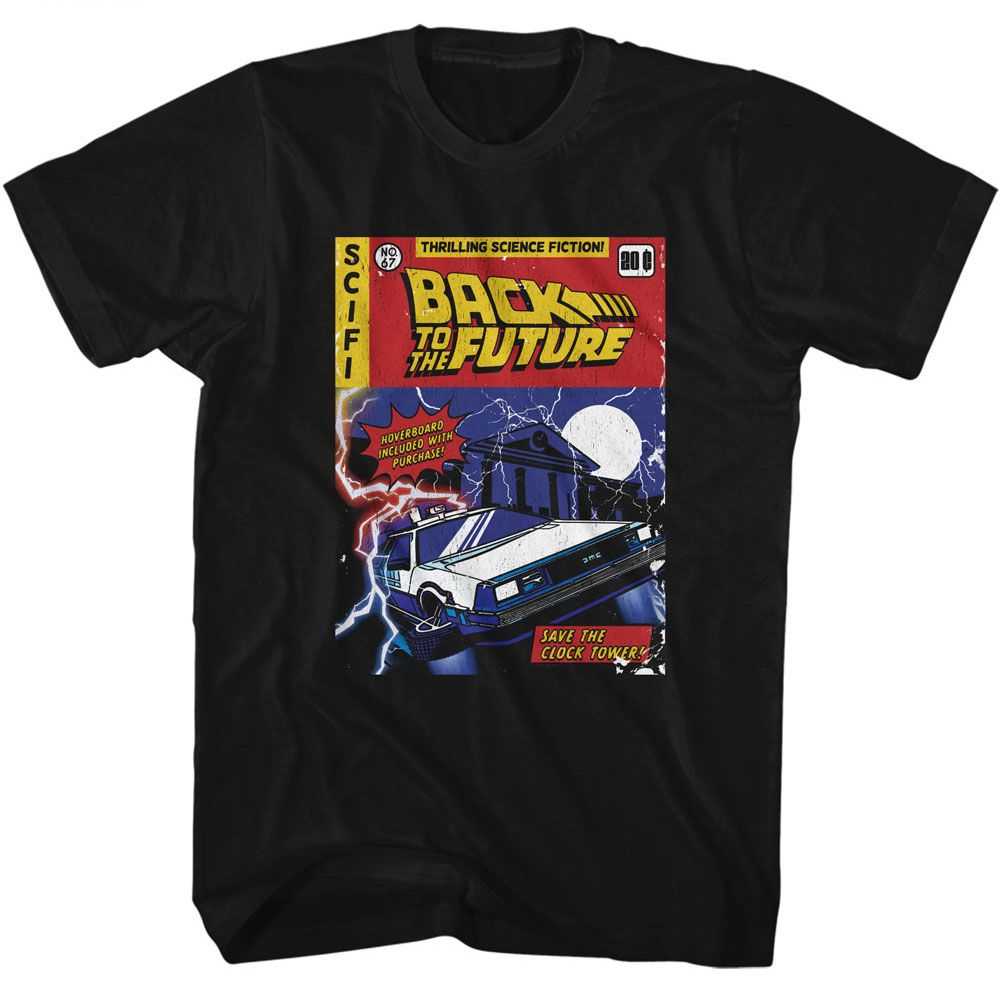 Back to the Future - BTTF COMIC COVER Adult Shirt