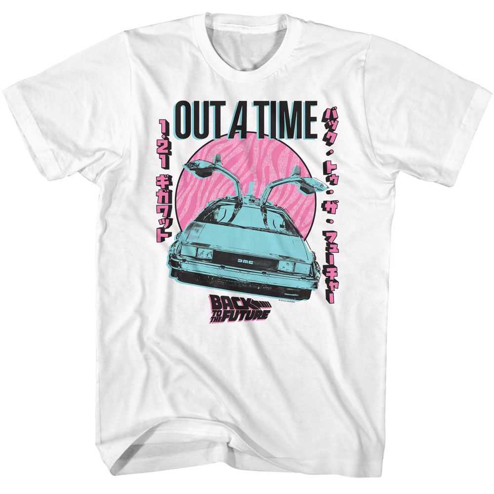Back to the Future - BTTF OUTATIME PASTEL Adult Shirt