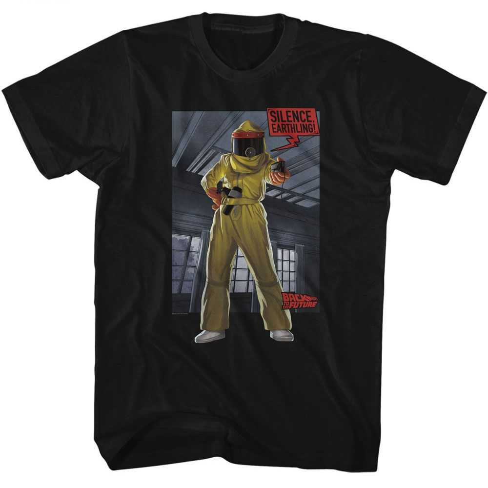 Back to the Future - BTTF SILENCE EARTHLING Adult Shirt