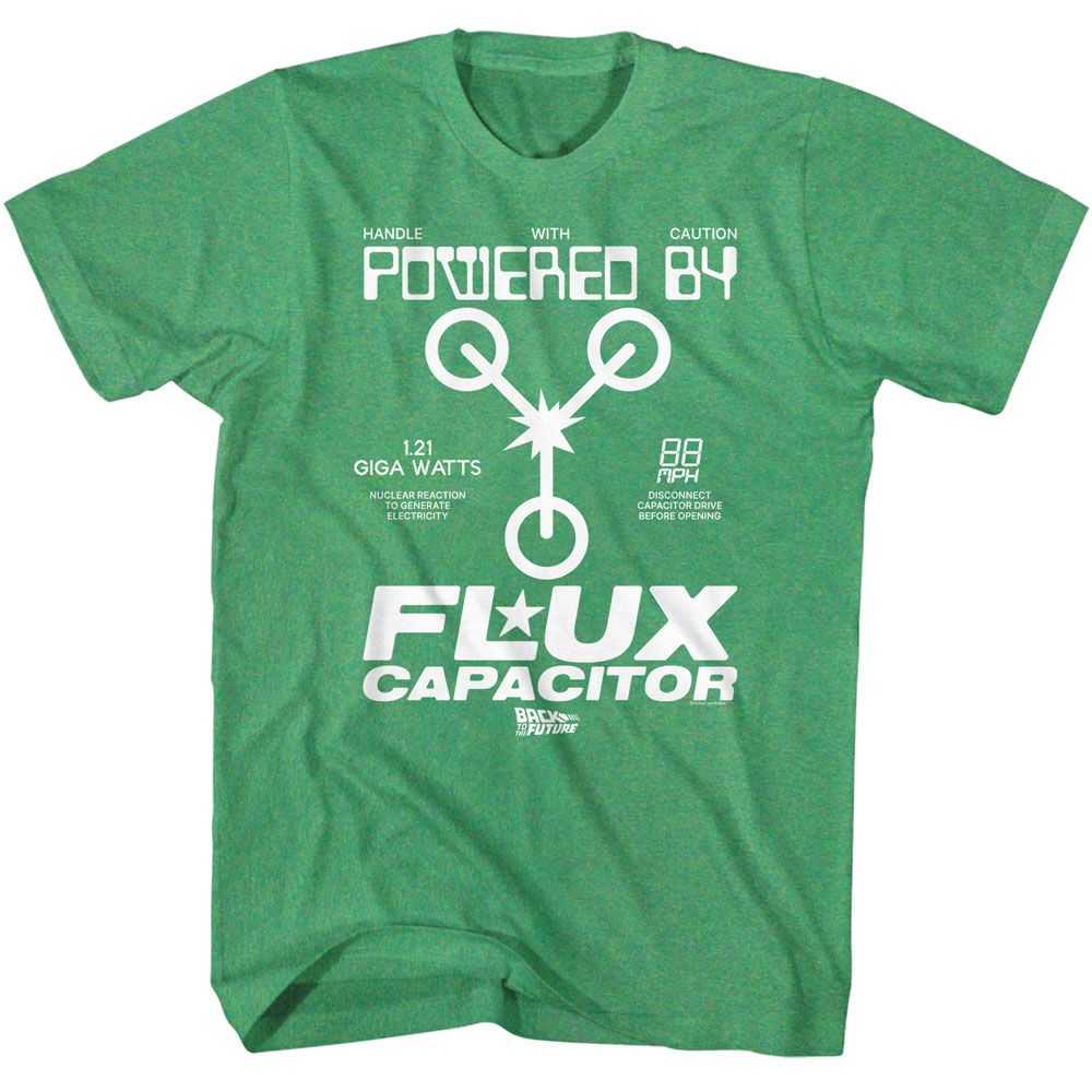 Back to the Future - BTTF POWERED BY Adult Shirt