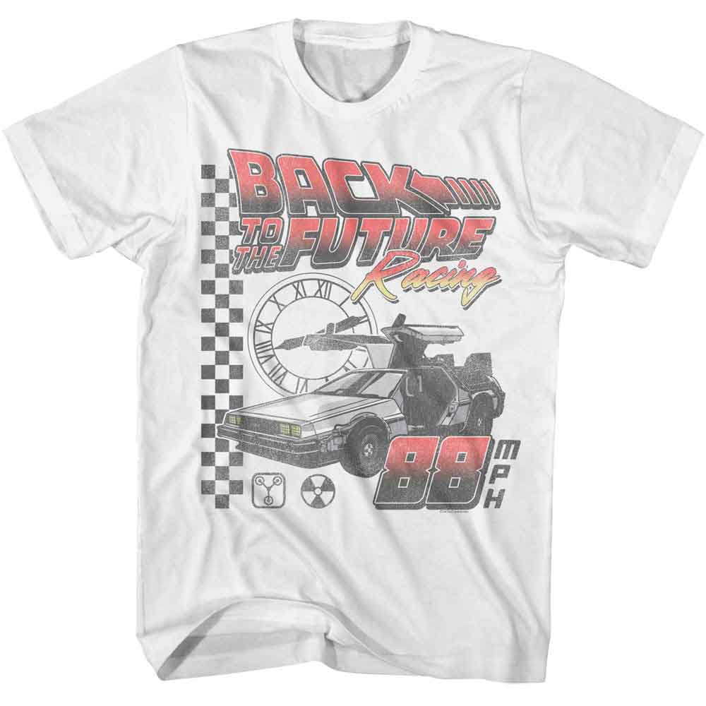 Back to the Future - BTTF RACING Adult Shirt