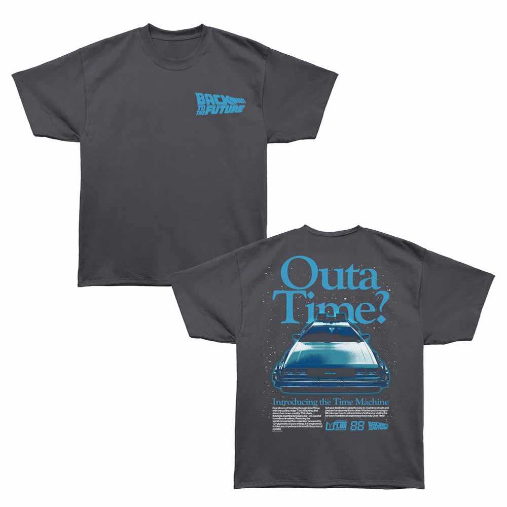 Back to the Future - BTTF OUTA TIME F B Adult Shirt