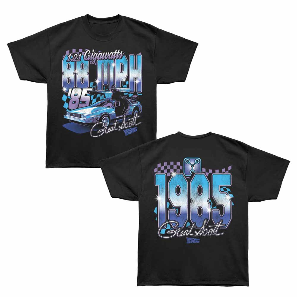 Back to the Future - BTTF GREAT GIGAWATTS Adult Shirt