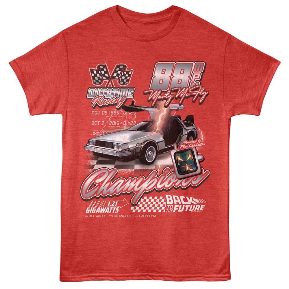 Back to the Future - BTTF CHAMPIONS Adult Shirt