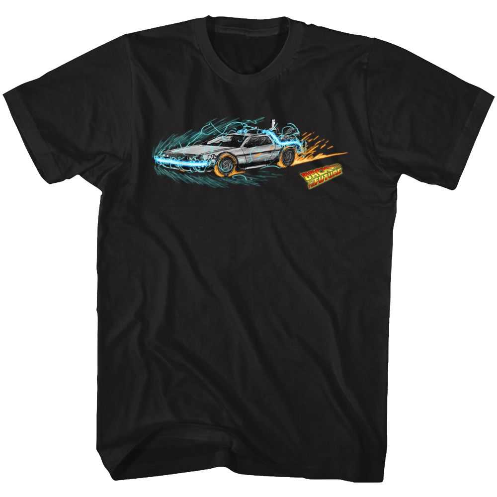 Back to the Future - TIME PAINTING 1 Adult Shirt