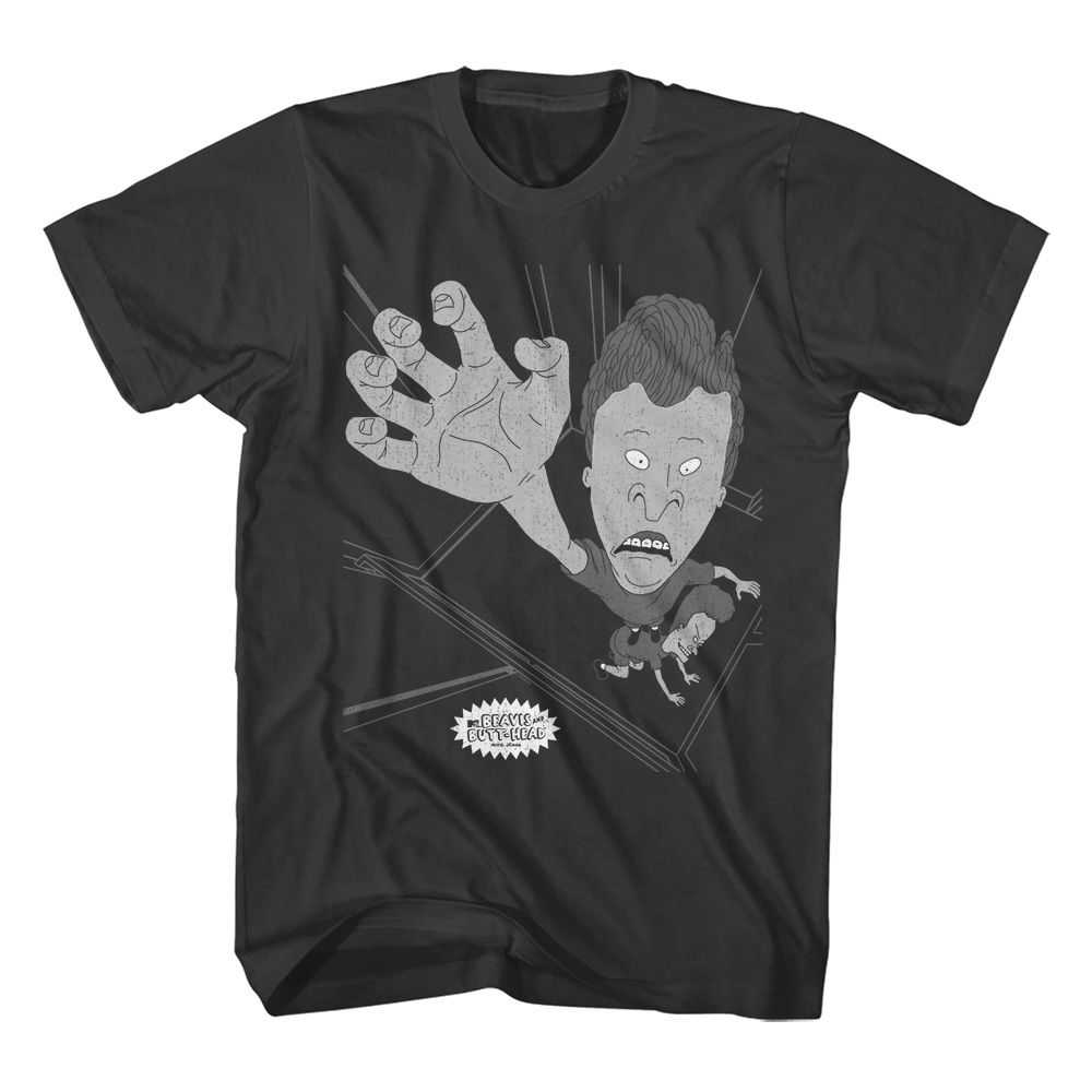 Beavis and Butthead - BEAVIS AND BUTTHEAD ELEVATOR Adult Shirt