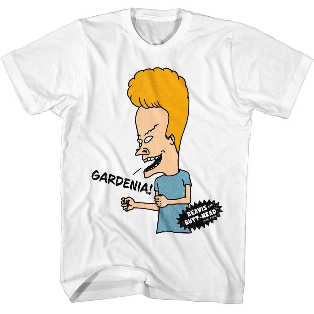 Beavis and Butthead - BEAVIS AND BUTTHEAD GARDENIA Adult Shirt
