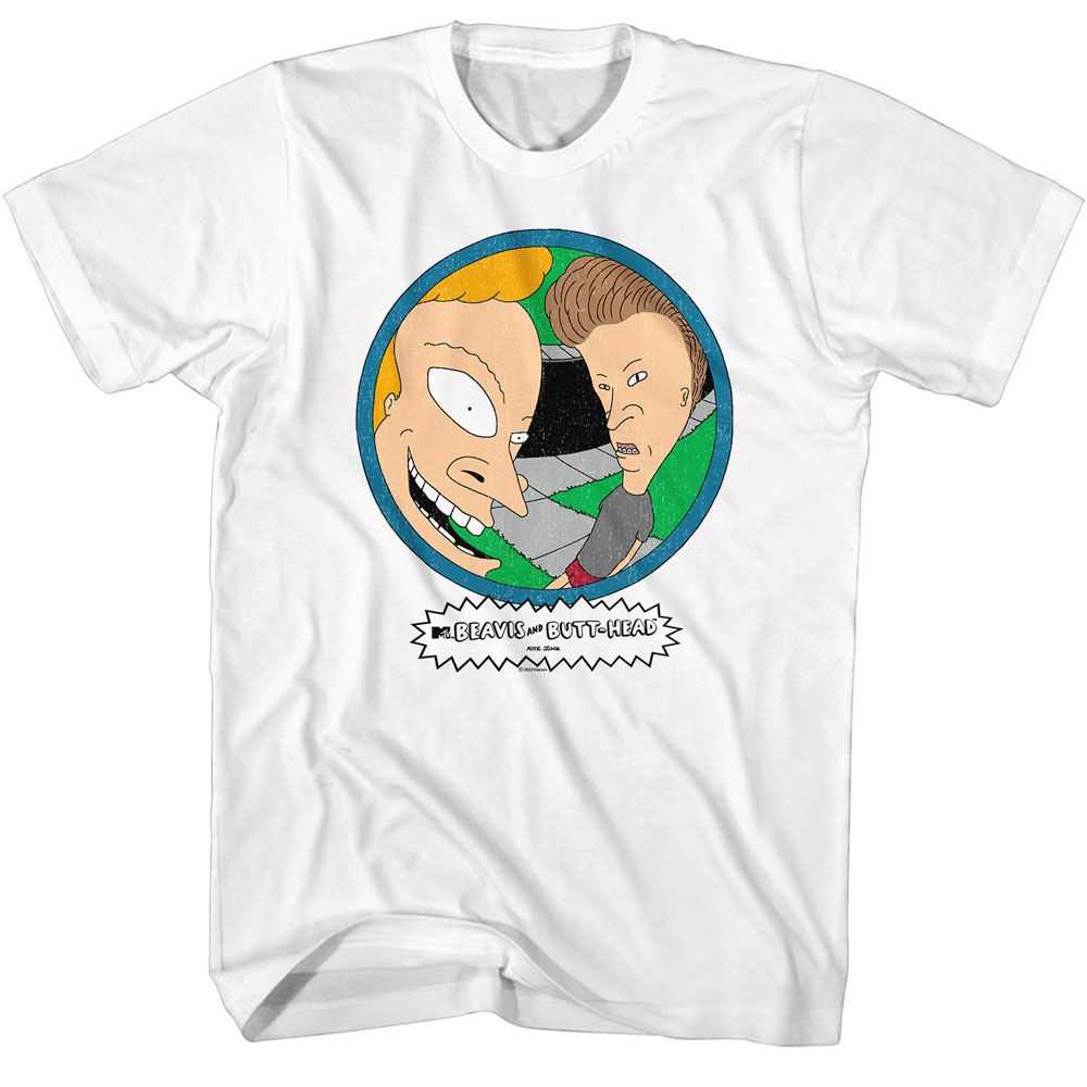 Beavis and Butthead - BEAVIS AND BUTTHEAD PEEP HOLE Adult Shirt
