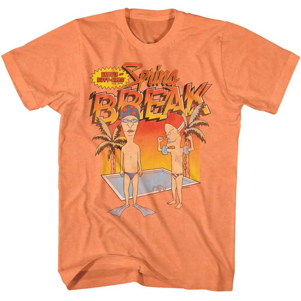 Beavis and Butthead - BVBU SPRING BREAK Adult Shirt