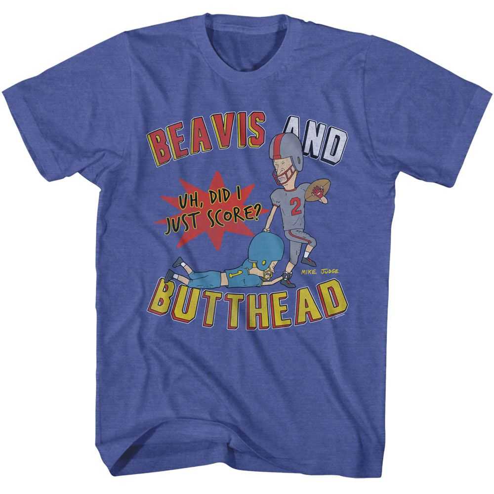 Beavis and Butthead - BEAVIS AND BUTTHEAD FOOTBALL Adult Shirt