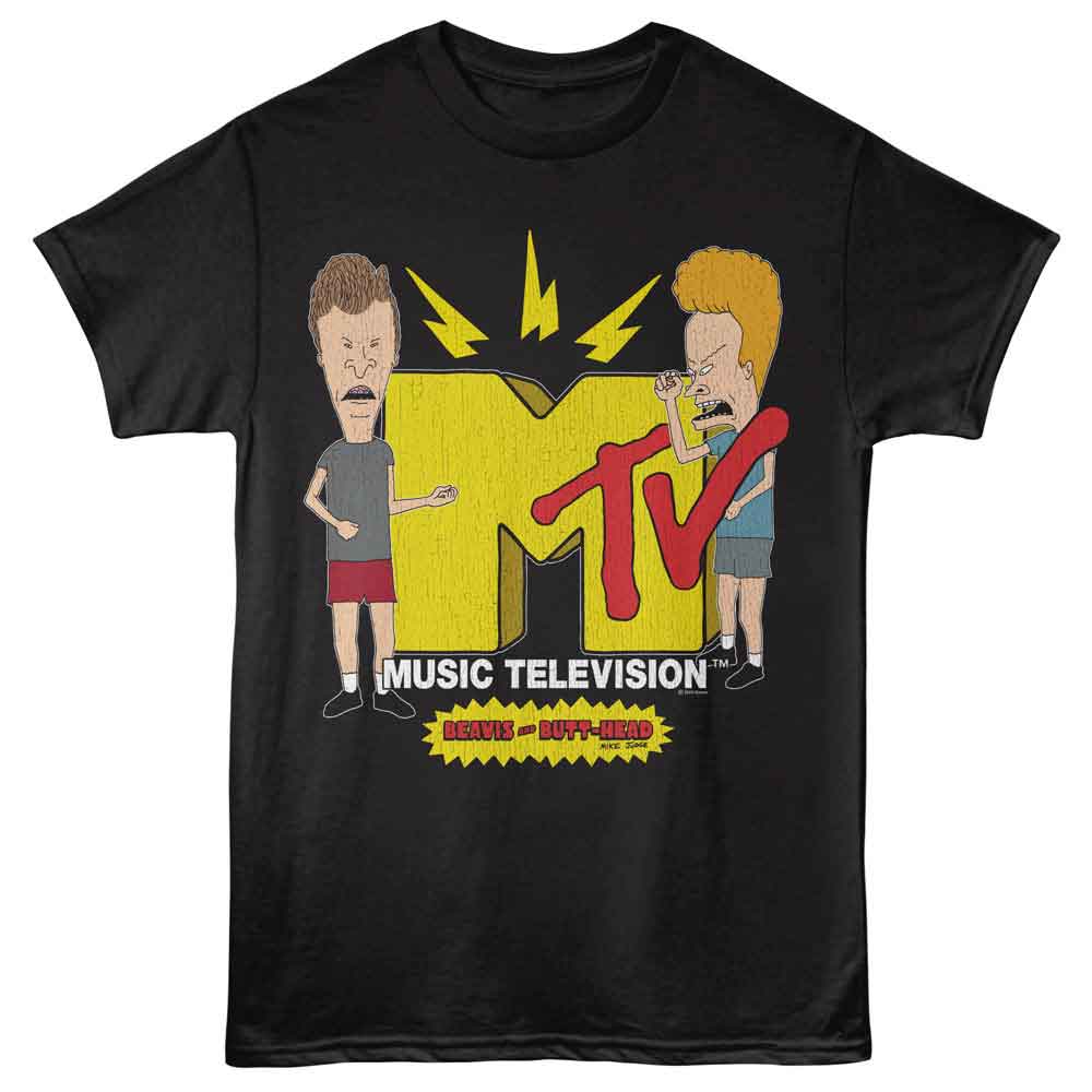 Beavis and Butthead - BEAVIS AND BUTTHEAD ROCKIN TO MTV Adult Shirt