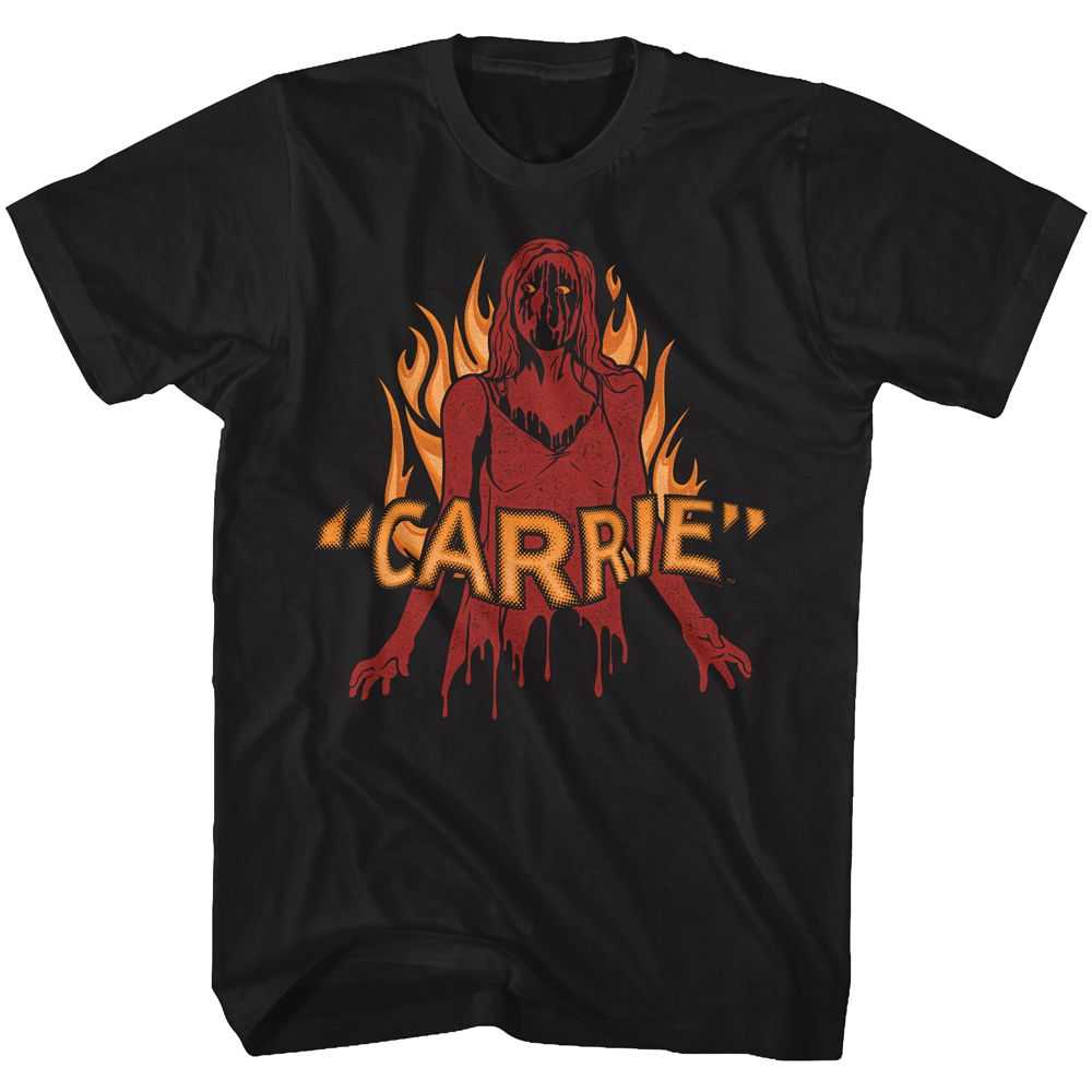 Carrie - BLOOD AND FIRE Adult Shirt