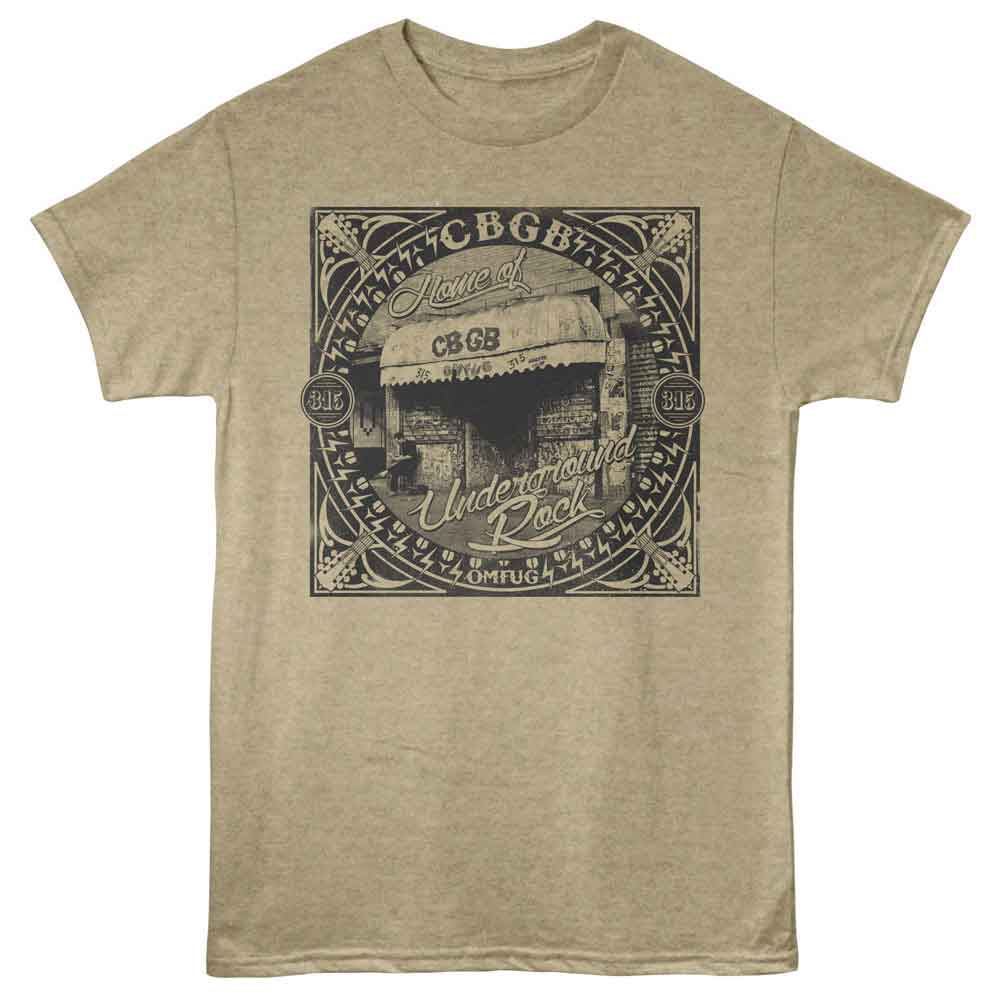 CBGB - UNDERGROUND ROCK Adult Shirt