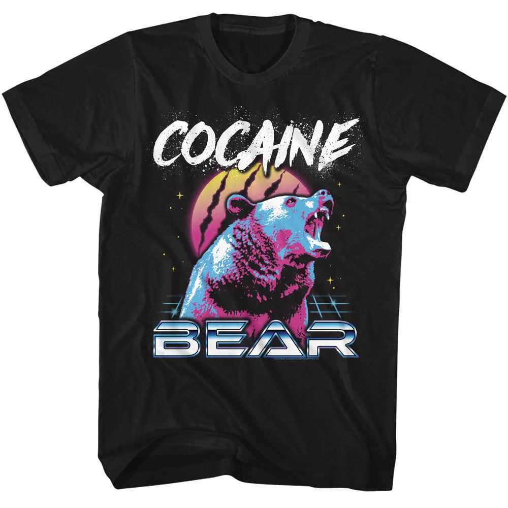 Cocaine Bear Ky - COCAINE BEAR VERY 80S BEAR Adult Shirt