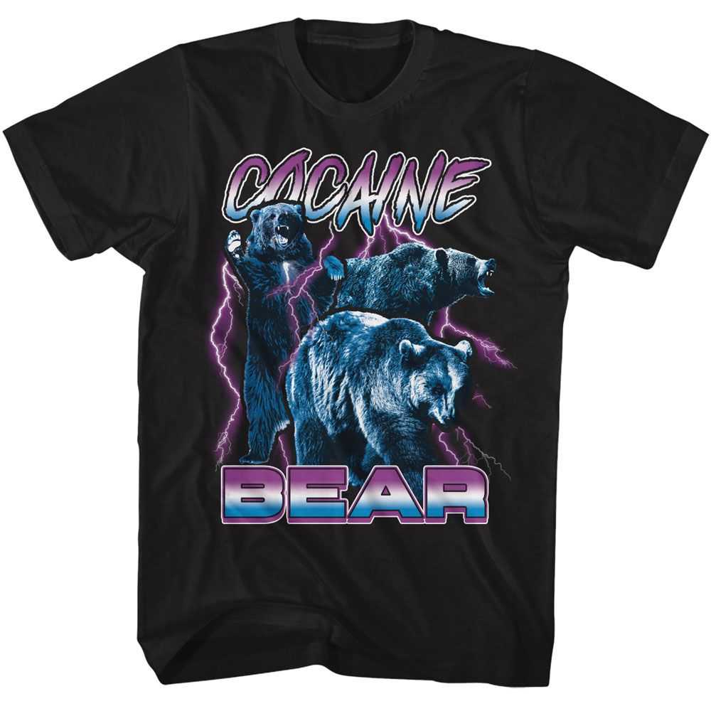 Cocaine Bear Ky - COCAINE BEAR LIGHTNING Adult Shirt