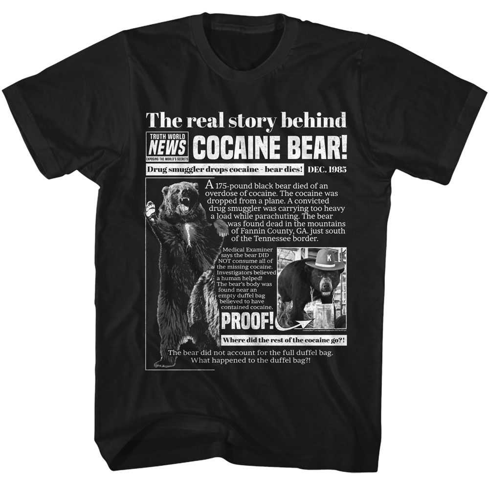 Cocaine Bear Ky - COCAINE BEAR REAL STORY Adult Shirt