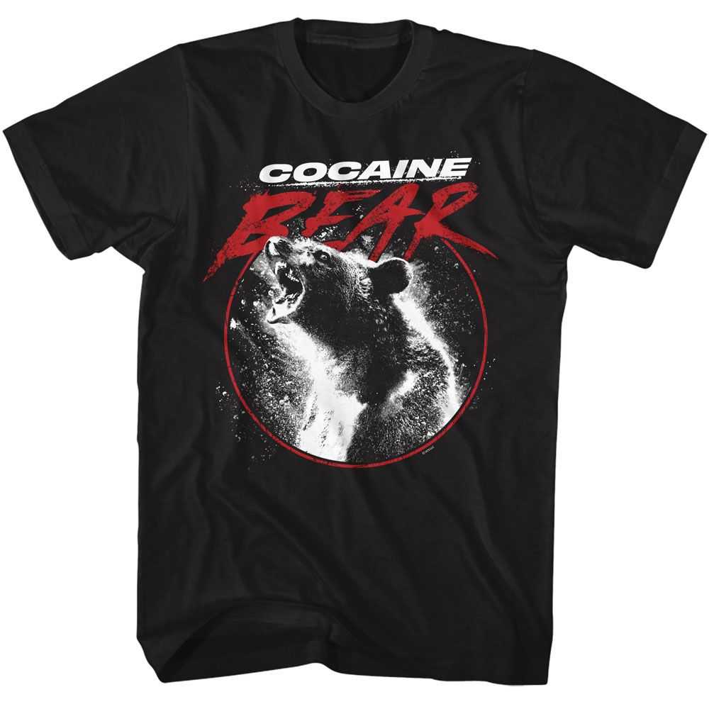 Cocaine Bear - COCAINE BEAR IN CIRCLE Adult Shirt