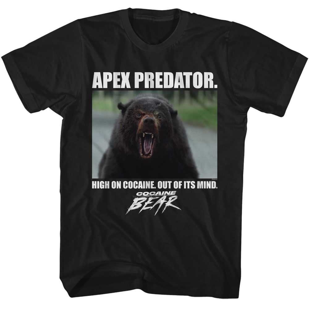 Cocaine Bear - COCAINE BEAR APEX PREDATOR Adult Shirt