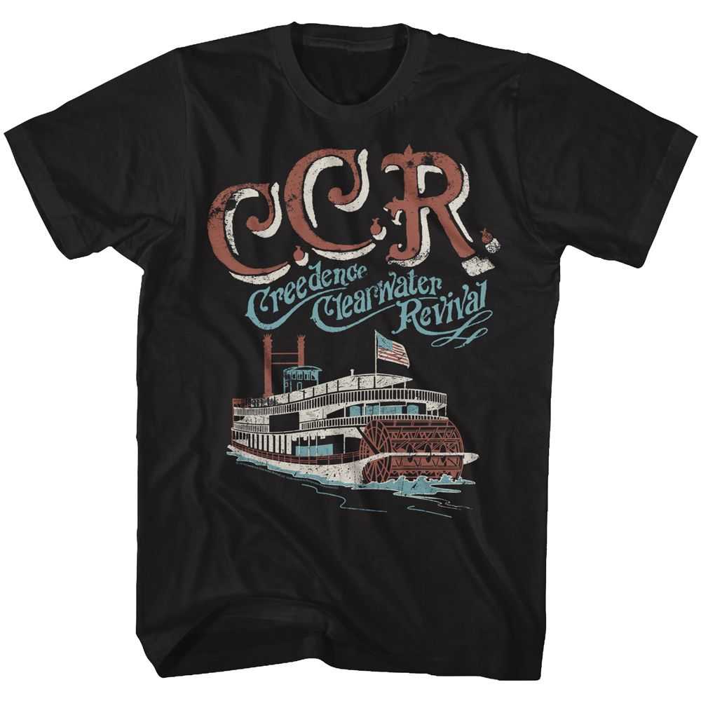 Creedence Clearwater Revival - RIVERBOAT Adult Shirt