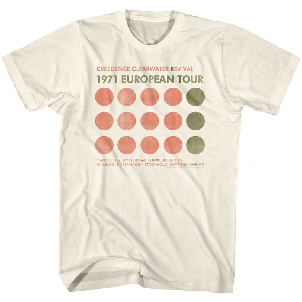 Creedence Clearwater Revival - EUROPEAN TOUR Adult Shirt