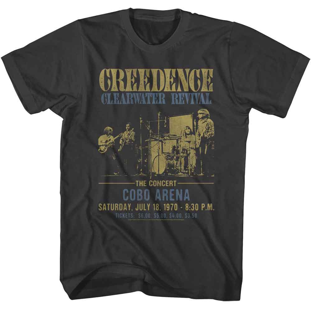 Creedence Clearwater Revival - COBO ARENA Adult Shirt