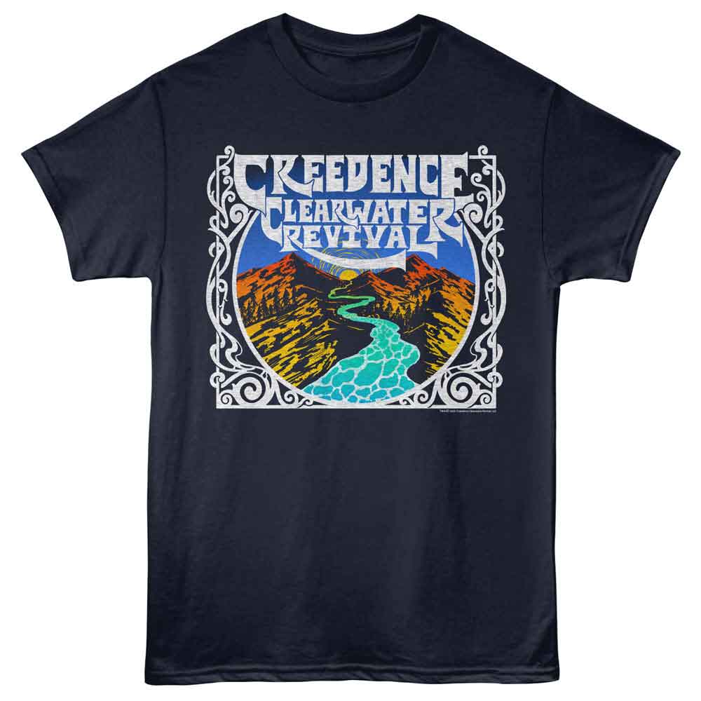 Creedence Clearwater Revival - CCR MOUNTAINS AND RIVER Adult Shirt
