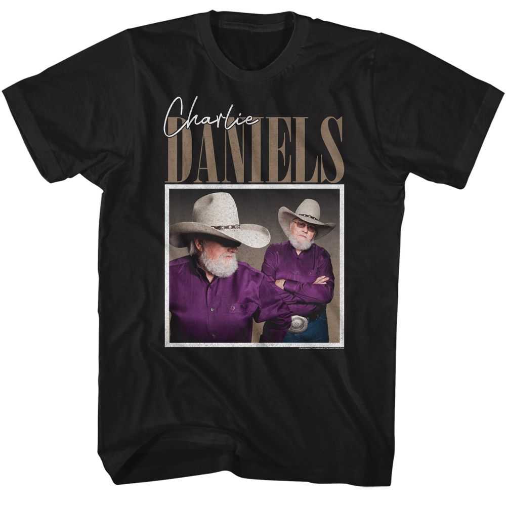 Charlie Daniels Band - CDB TWO PHOTOS OF CHARLIE Adult Shirt