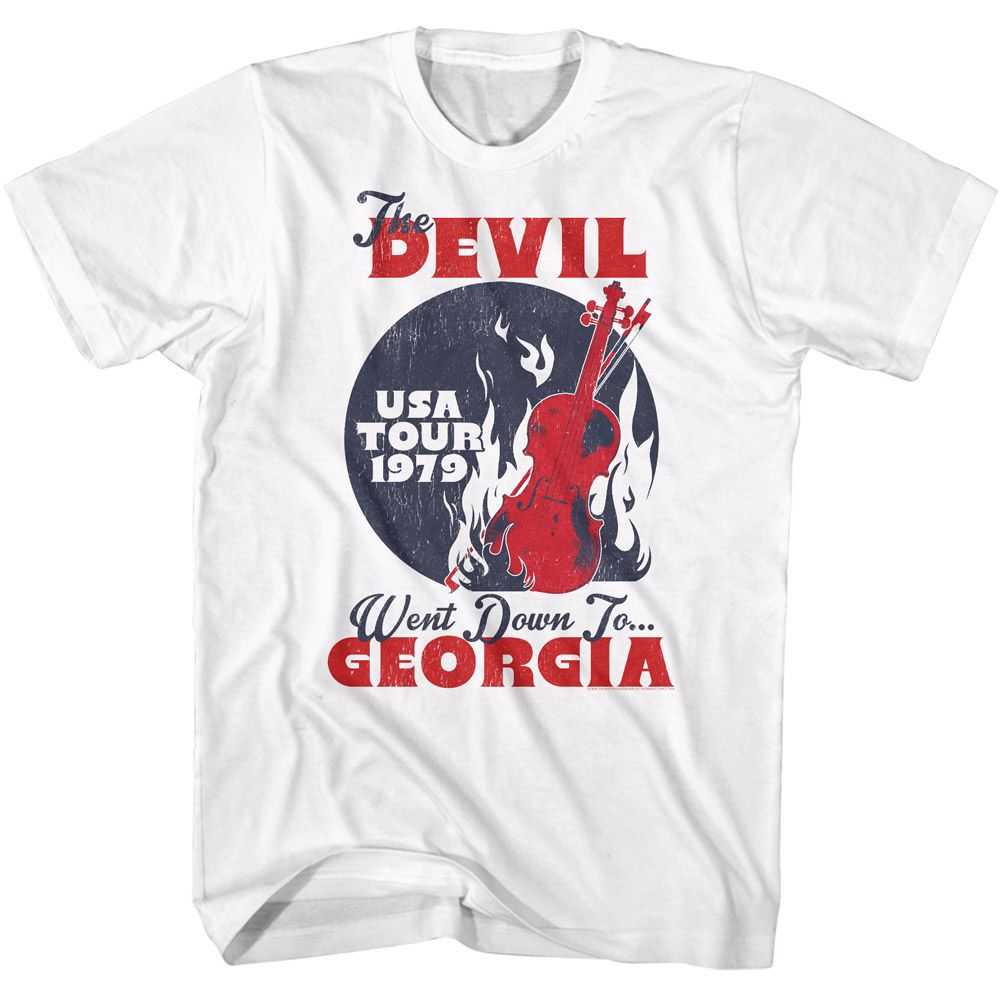 Charlie Daniels Band - CDB DEVIL WENT DOWN TO GEORGIA Adult Shirt