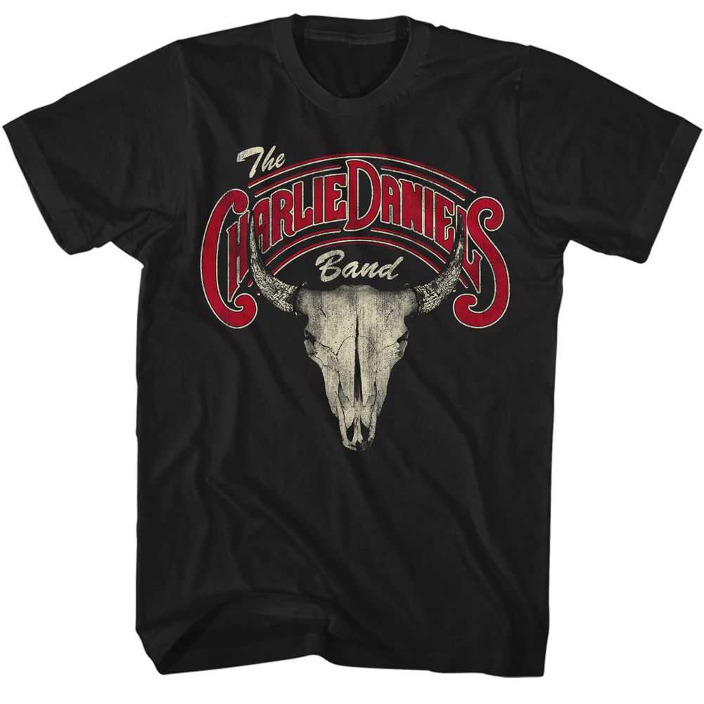 Charlie Daniels Band - CDB-SKULL N LOGO Adult Shirt