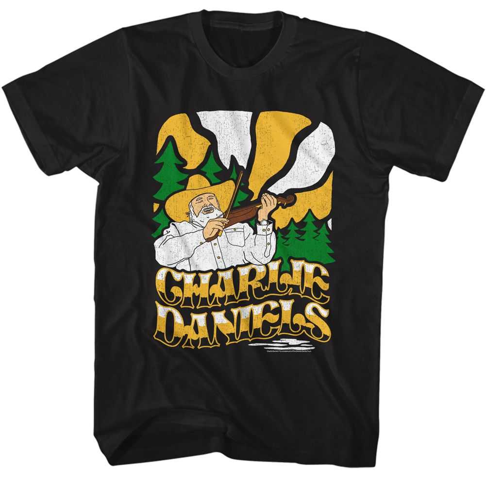 Charlie Daniels Band - CDB-DRAWN CHARLIE Adult Shirt
