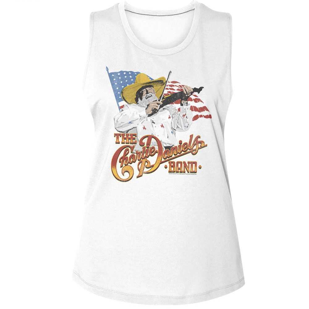 Charlie Daniels Band - CDB AND THE FLAG Adult Shirt