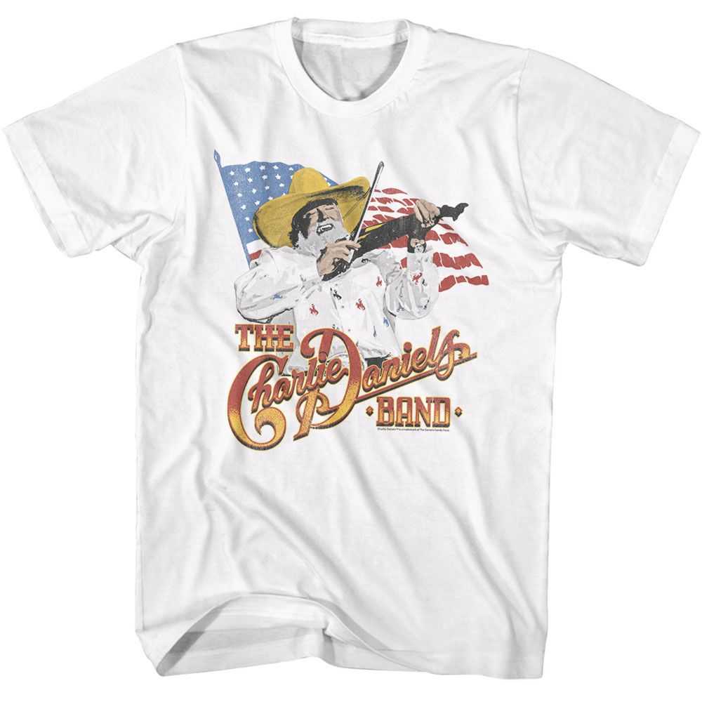Charlie Daniels Band - CDB AND THE FLAG Adult Shirt