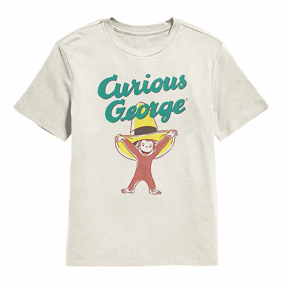 Curious George - CURIOUS GEORGE BIG HAT Youth Shirt