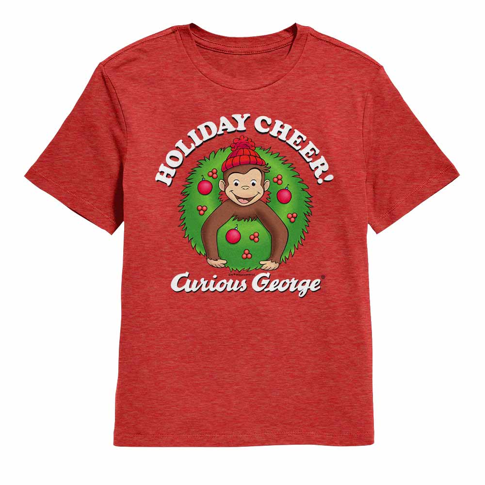 Curious George - CURIOUS GEORGE WINTER CHEERS Youth Shirt