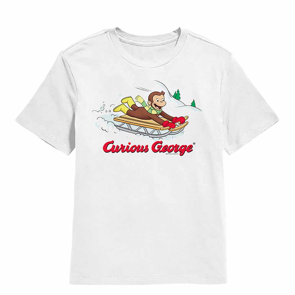 Curious George - CURIOUS GEORGE SLED Youth Shirt