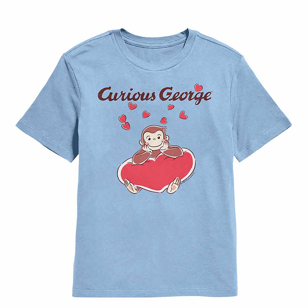 Curious George - CURIOUS GEORGE HEART Youth Shirt