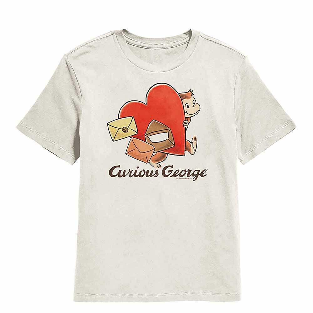 Curious George - CURIOUS GEORGE VALENTINES MAIL Youth Shirt
