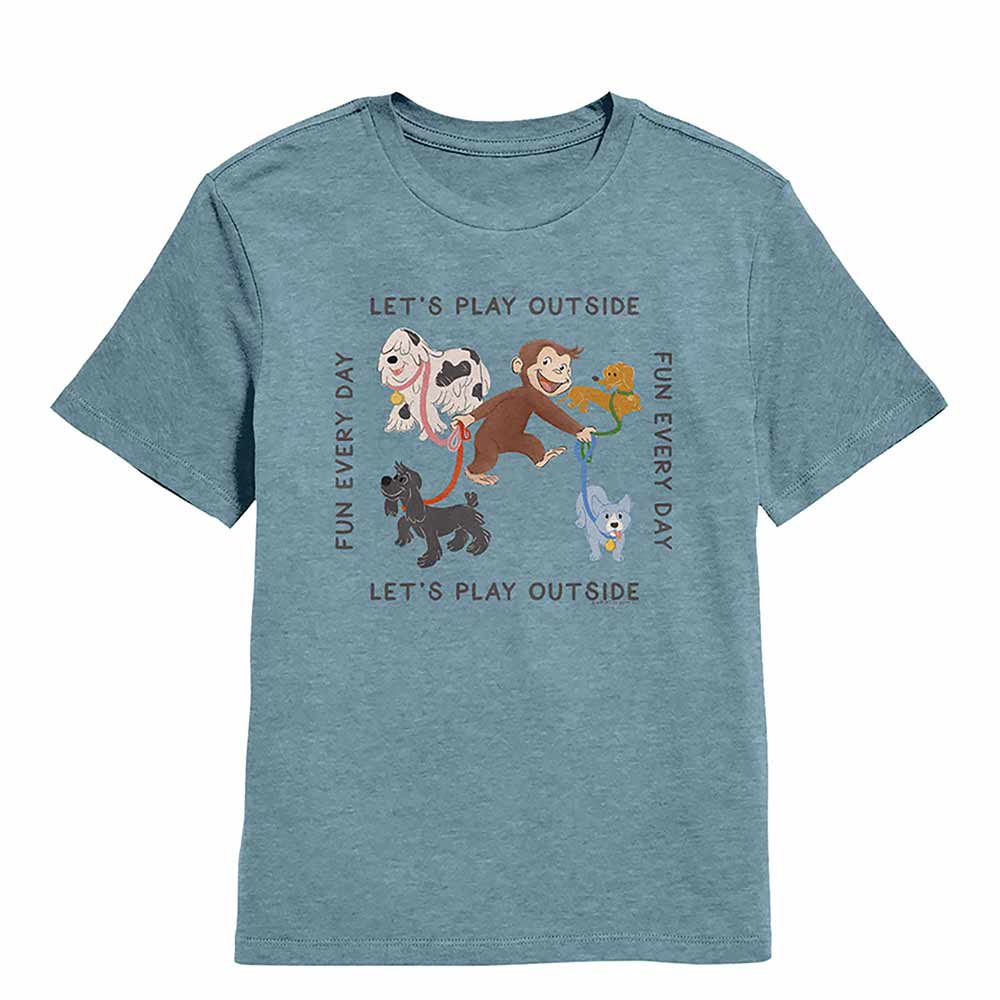 Curious George - CURIOUS GEORGE LETS PLAY Youth Shirt