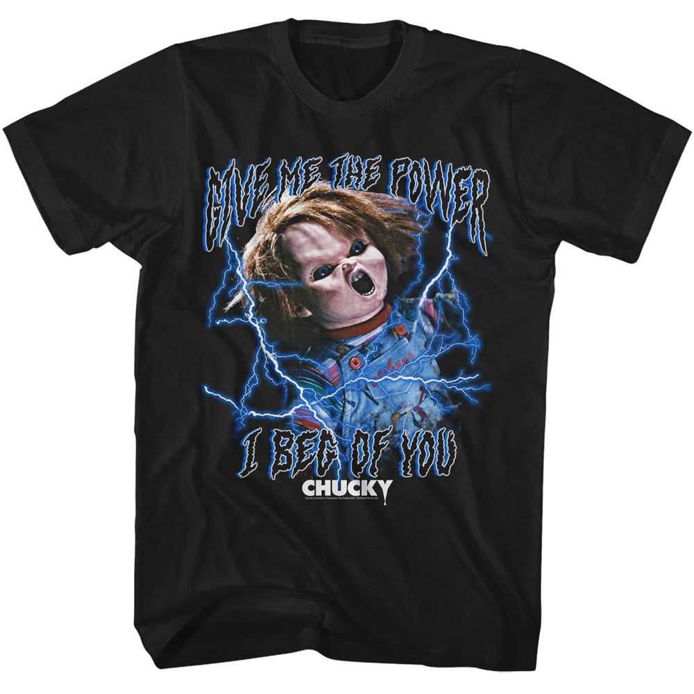 Chucky - CHUCKY THE POWER LIGHTNING Adult Shirt