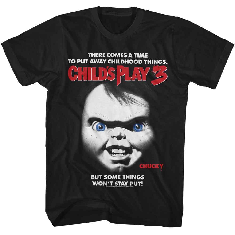 Chucky - CHUCKY CHILDS PLAY 3 POSTER Adult Shirt