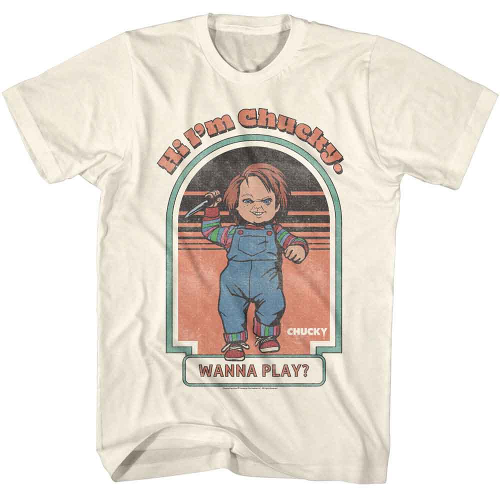 Chucky - CHUCKY WANNA PLAY Adult Shirt