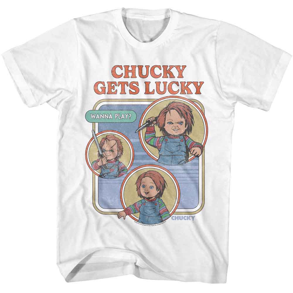 Chucky - CHUCKY GETS LUCKY Adult Shirt